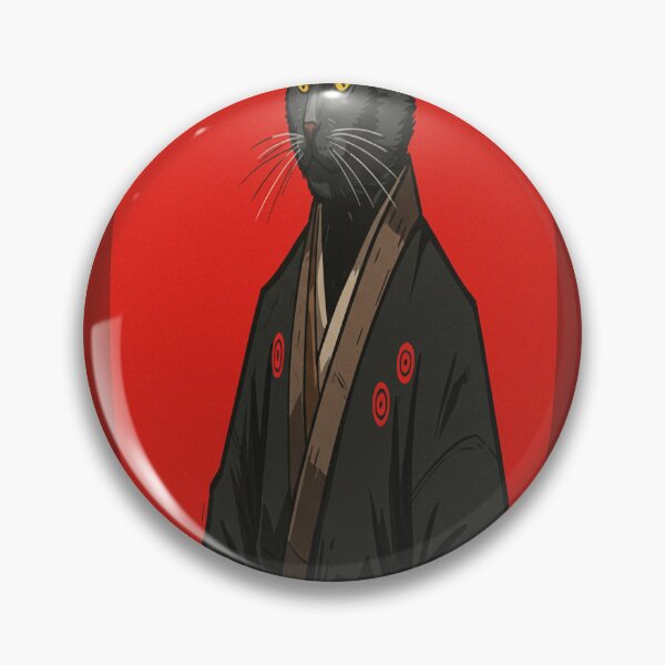 Item preview, Samurai cat designed and sold by Creativnani.