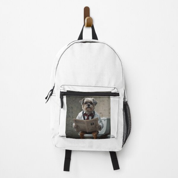 Item preview, Funny Dapper Dog Reading Newspaper designed and sold by vk09.
