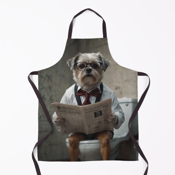 Item preview, Funny Dapper Dog Reading Newspaper designed and sold by vk09.