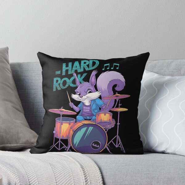Item preview, Squirrel Playing Drums Hard Rock  designed and sold by Wirtuozo.