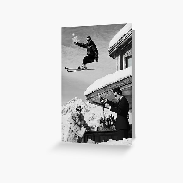 Item preview, Black and White Apres Ski designed and sold by Nova~Prints.