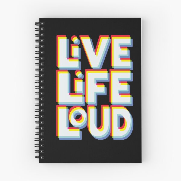 Item preview, Live Life Loud designed and sold by MohrColourPlease.