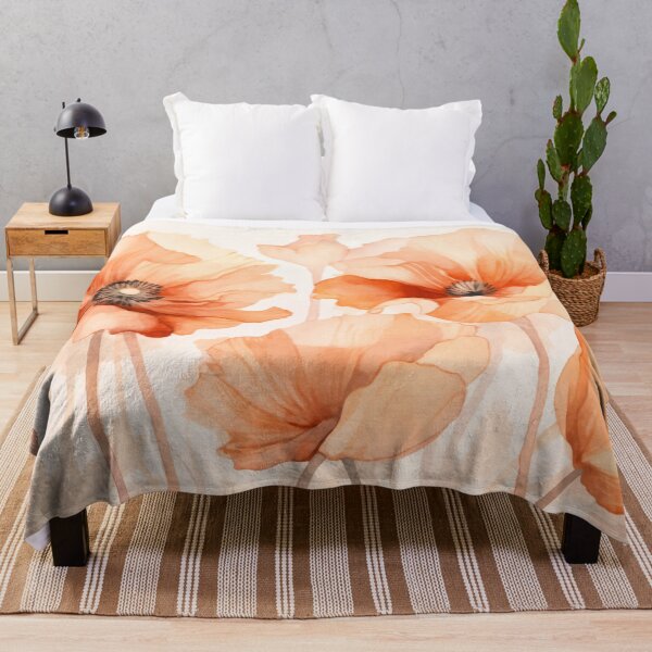 Item preview, Peach Poppy Petal Summer Serenade designed and sold by artsandsoul.