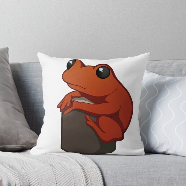 Item preview, Red Frog on A Log designed and sold by RandomGingerArt.