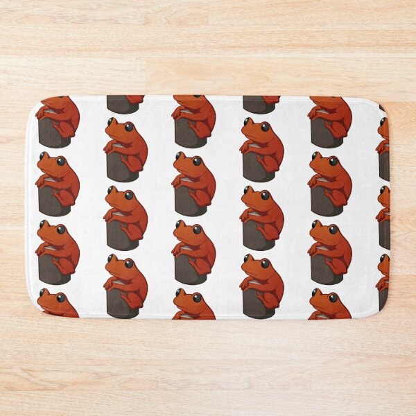 Item preview, Red Frog on A Log designed and sold by RandomGingerArt.