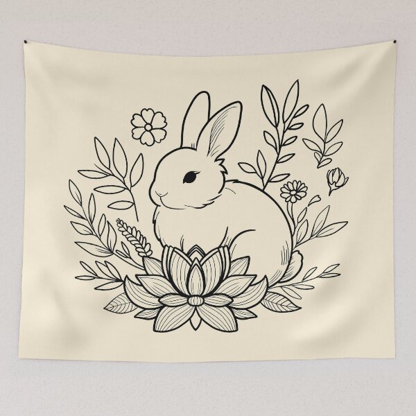 Item preview, Blossom Bunny - Buttercream designed and sold by MaryAura.