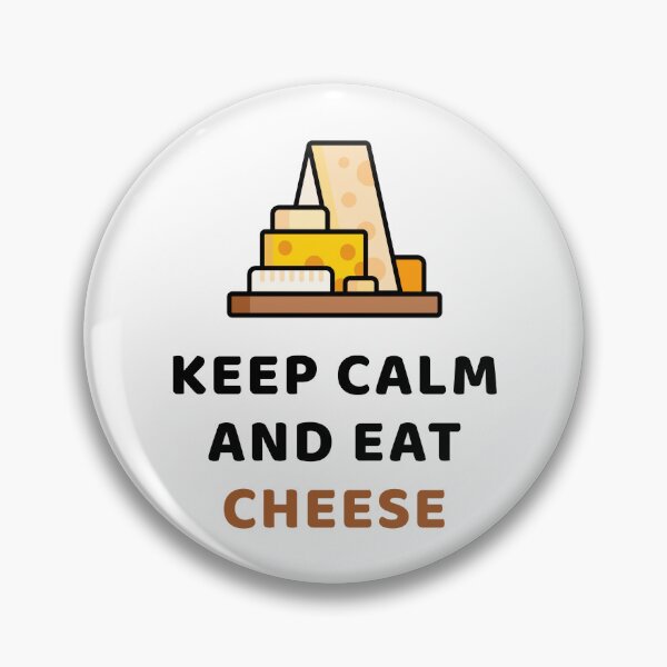 Item preview, Stay calm and eat cheese! designed and sold by WurmWeb.DesignShop.