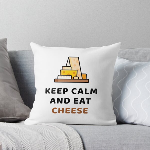 Item preview, Stay calm and eat cheese! designed and sold by WurmWeb.DesignShop.