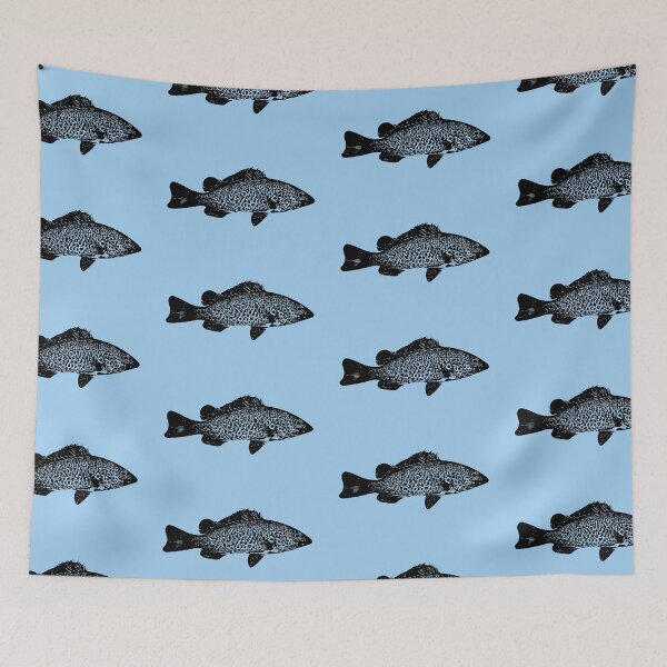Item preview, Spangled Perch Black Design  designed and sold by designsasstultd.