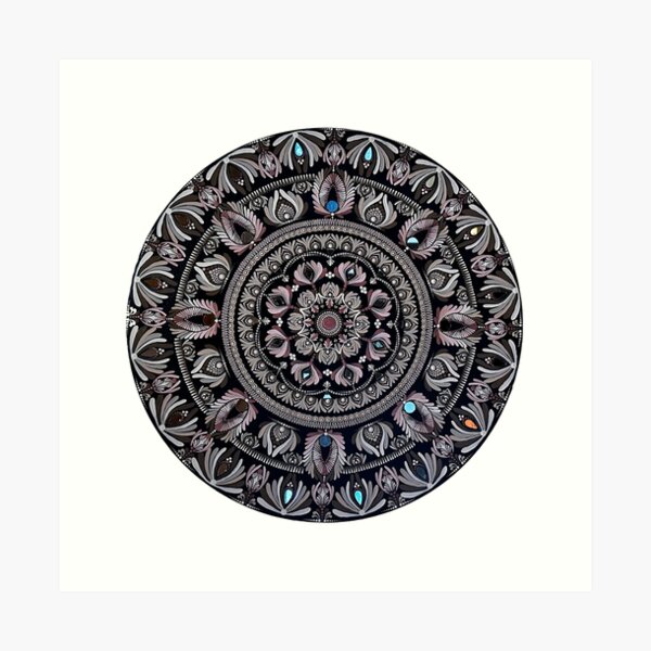 Item preview, Mandala Dotting Art Round designed and sold by Cosdot.
