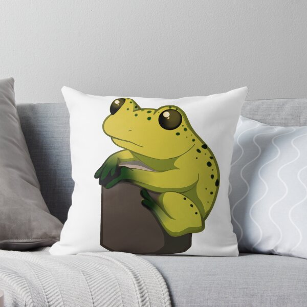 Artikelvorschau, Gefleckter gelber Frosch auf einem Baumstamm entworfen und verkauft von RandomGingerArt.
