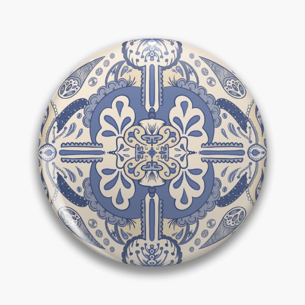 Item preview, Vintage Portuguese Tile Inspired Digital Design designed and sold by JaiRoseDesigns.