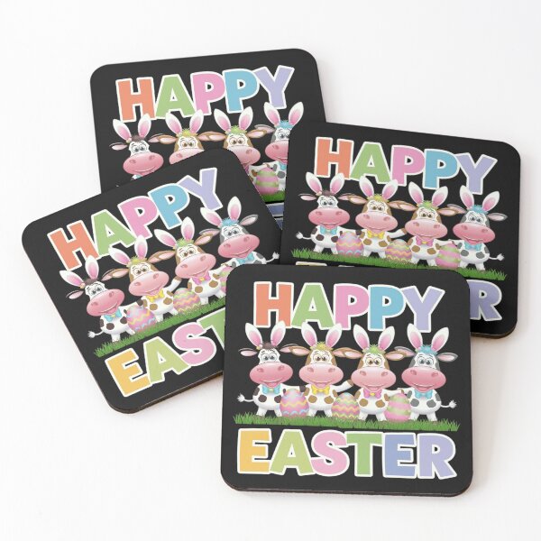 Item preview, Copy of Funny four cow face matching farmer Happy Easter Egg Hunting designed and sold by Adventure paradise ⭐⭐⭐⭐⭐.