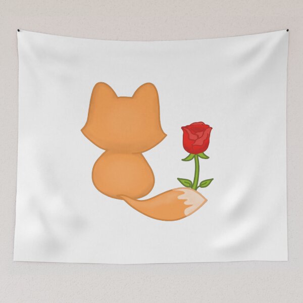 Item preview, Fox and Flower  designed and sold by aline-silva.
