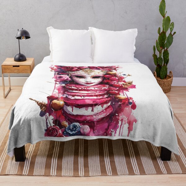 Item preview, Mardi Gras Venetian Mask Watercolor Cake – Vibrant Festive Art designed and sold by AnnDesignStudio.