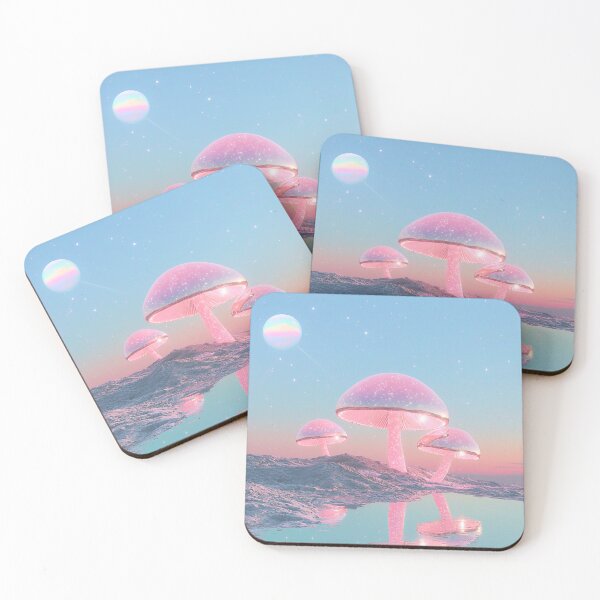 Item preview, Lunar Shrooms | Cosmic Glow | Y2K Fantasy designed and sold by Cyber Garden Studio.