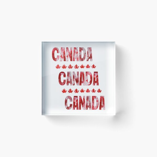 Item preview, Canada + Maple Leaf - Flow Art / Pour Painting - jdp-22-0001 designed and sold by ANomadDesigns.