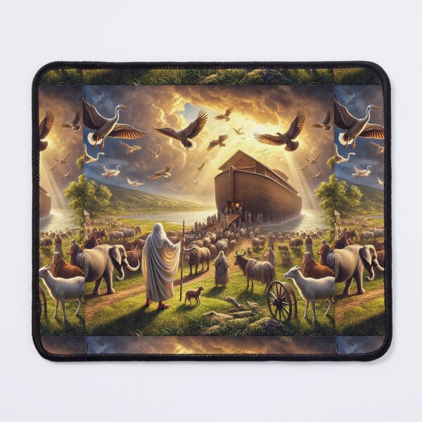 Item preview, "Two of Every Kind" – The Gathering of Animals to the Ark Verse: Genesis 6:20 (KJV) designed and sold by Meta2Physical.
