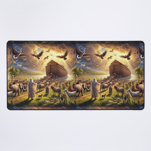 Item preview, "Two of Every Kind" – The Gathering of Animals to the Ark Verse: Genesis 6:20 (KJV) designed and sold by Meta2Physical.
