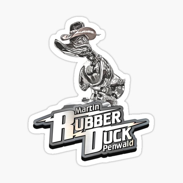 Vista previa del artículo con la obra «Adorno para capó de Martin 'Rubber Duck' Penwald: película clásica de culto de los años 70 de Convoy», diseñado y vendido por acquiesce13.