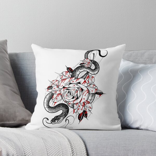 Item preview, Snake and bloody rose designed and sold by 7Delamancha.