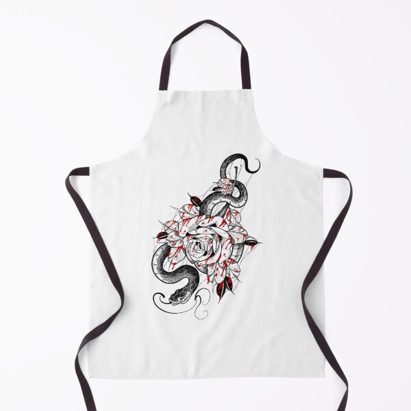 Item preview, Snake and bloody rose designed and sold by 7Delamancha.