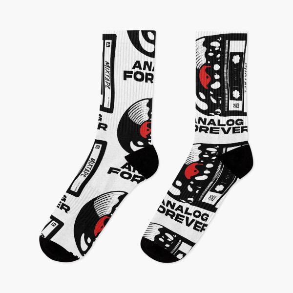 Item preview, Analog Forever - Retro Vintage Blend Vinyl And Mixtape Cassette Tape For Music Lovers  designed and sold by Dmetalx Art Apparel.