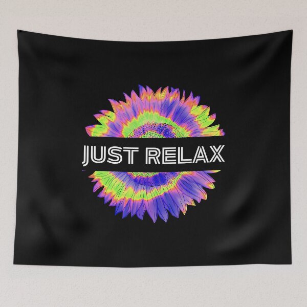Item preview, Just Relax Tie Dye Design  designed and sold by StikEmUp Stickers .