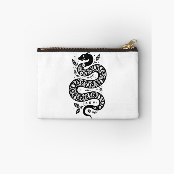 Item preview, Mystical Floral Snake – Boho Folk Art Design designed and sold by SlocifieShop.