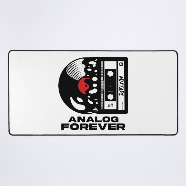 Item preview, Analog Forever - Retro Vintage Blend Vinyl And Mixtape Cassette Tape For Music Lovers  designed and sold by Dmetalx Art Apparel.