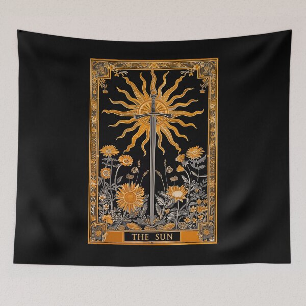 Item preview, The Sun Tarot Card - Sword designed and sold by PetsArt.