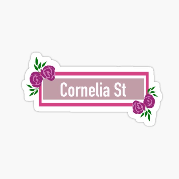 Item preview, cornelia street notice designed and sold by blackcatangie.
