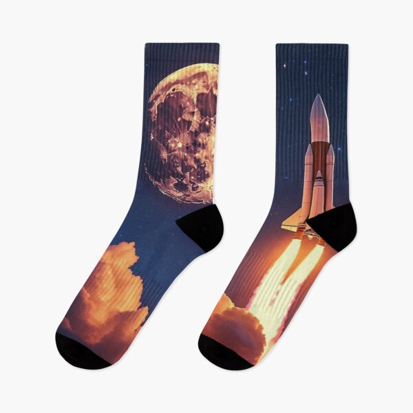 Item preview, Majestic Rocketship Launch: A Futuristic Journey to the Stars designed and sold by eXtraHumans.