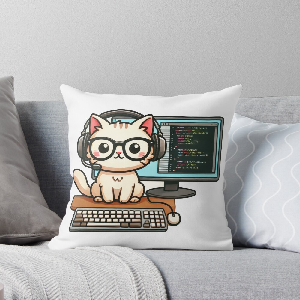Item preview, Throw Pillow designed and sold by CreateRabbits.