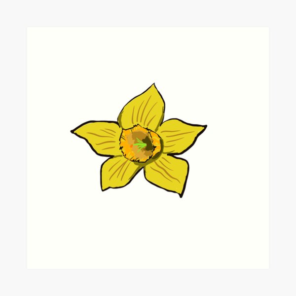 Item preview, Daffodil  designed and sold by Joyride Art and Design UK.