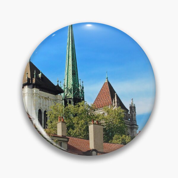 Item preview, Geneve sityscape with overlooking the Spire of Saint Peter's Cathedral. designed and sold by IaroslavB.