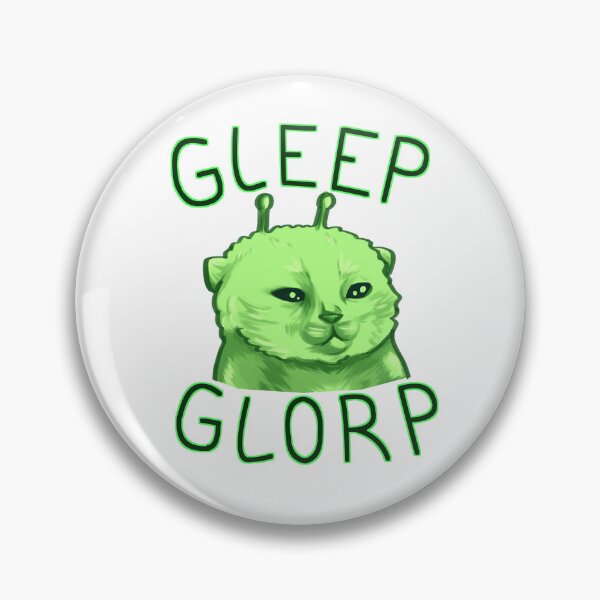 Item preview, Gleep the Glorp Cat meme  designed and sold by KattoIsNotFound.