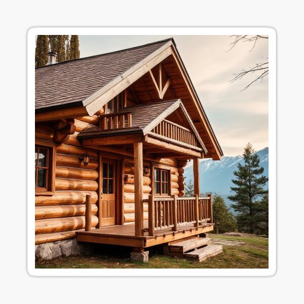 Artikel-Vorschau von Hütte im Wald, designt und verkauft von worldbyus.