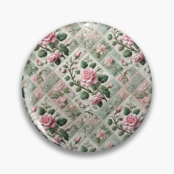Item preview, Rose Patchwork: Seamless Floral Quilt designed and sold by Meta2Physical.
