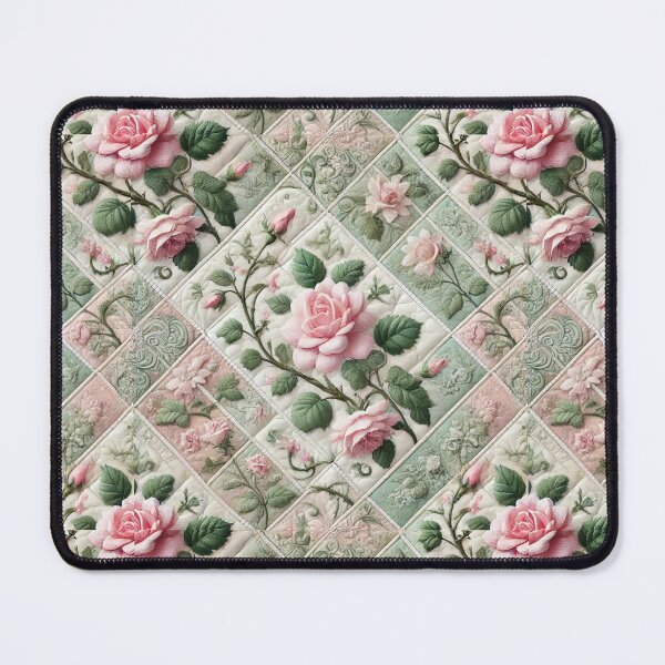 Item preview, Rose Patchwork: Seamless Floral Quilt designed and sold by Meta2Physical.