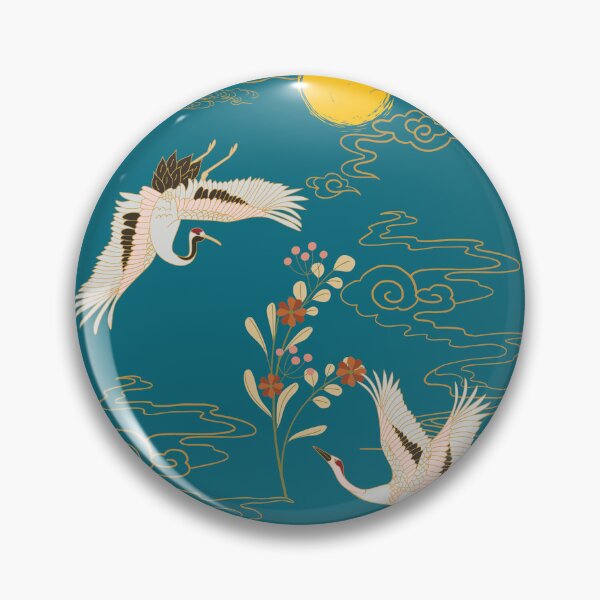 Item preview, Spring Dream Dancing Cranes designed and sold by Ciervo Primavera.