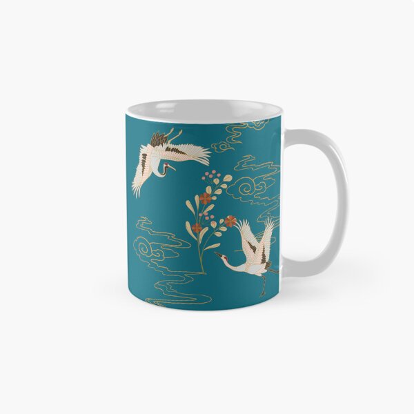 Item preview, Spring Dream Dancing Cranes designed and sold by Ciervo Primavera.