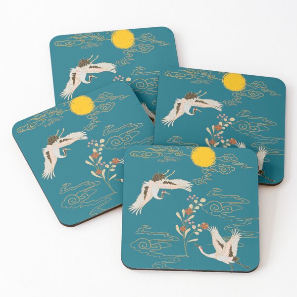 Item preview, Spring Dream Dancing Cranes designed and sold by Ciervo Primavera.