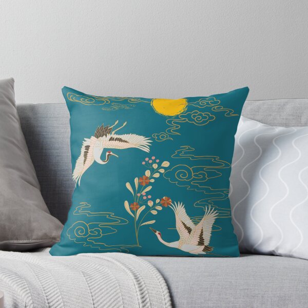 Item preview, Spring Dream Dancing Cranes designed and sold by Ciervo Primavera.