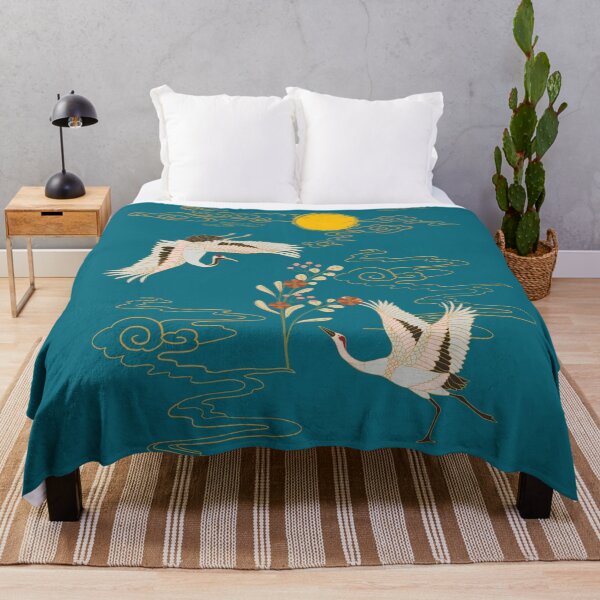 Item preview, Spring Dream Dancing Cranes designed and sold by Ciervo Primavera.