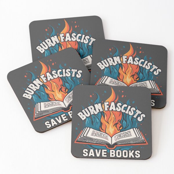 Item preview, Burn Fascists Save Books designed and sold by R-Threads.