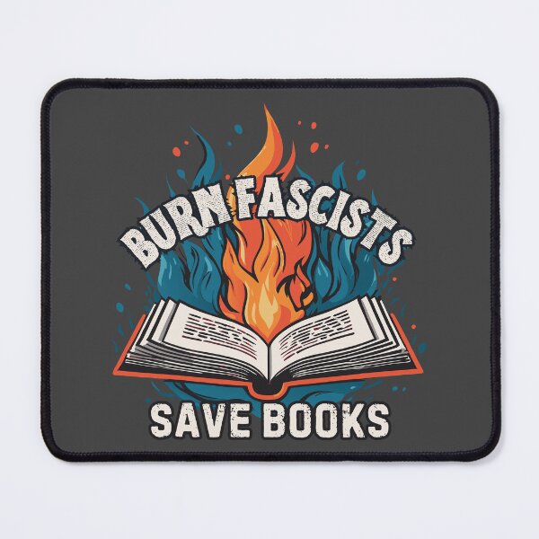 Item preview, Burn Fascists Save Books designed and sold by R-Threads.