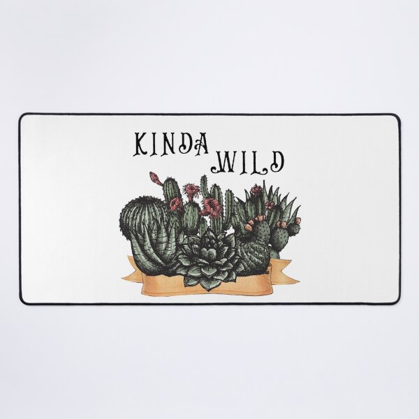 Item preview, Kinda Wild cactus flowers designed and sold by BatJamDesigns.