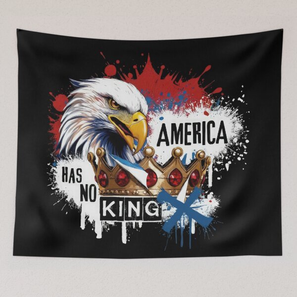 Item preview, America Has No King - Eagle designed and sold by R-Threads.