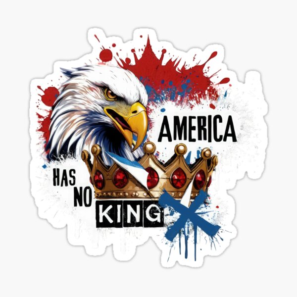 Item preview, America Has No King - Eagle designed and sold by R-Threads.